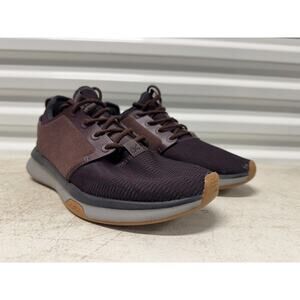 KURU Atom Sneakers - Women's 10.5 Wine and Storm Breathable Athletic Shoes